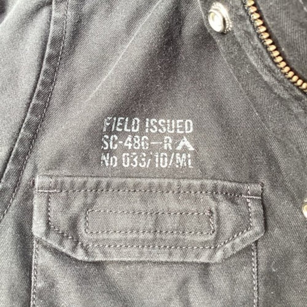 Old Navy Boys Airlift Command Jacket Military Field Coat Hooded Aviation XS Kids - Picture 7 of 7